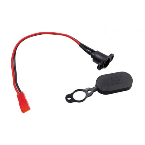 3 pièces pour Xiaomi Mijia M365 accessoires de Scooter électrique connecteur étanche tête de charge de batterie (avec couvercle étanche noir) SH701A1583-05