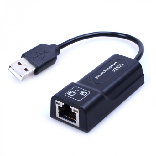 Adaptateur Ethernet USB vers RJ45 10/100 Mbps USB Carte réseau (noir) SH101A1842-05
