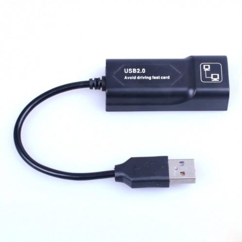 Adaptateur Ethernet USB vers RJ45 10/100 Mbps USB Carte réseau (noir) SH101A1842-05