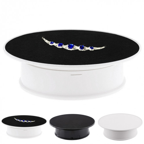 20cm 360 degrés plateau tournant électrique présentoir photographie accessoires de prise de vue vidéo plateau tournant, charge 1,5 kg, alimenté par batterie SH601A518-06