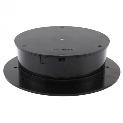 30cm 360 degrés Stand de platine tournant électrique de tournage vidéo Vidéo Propps de tournage de plateau tournant pour la photographie, charge 4 kg (noir) SH602B157-06