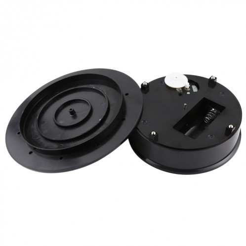 30cm 360 degrés Stand de platine tournant électrique de tournage vidéo Vidéo Propps de tournage de plateau tournant pour la photographie, charge 4 kg (noir) SH602B157-06