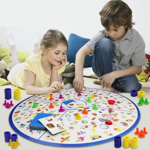 Puzzle enfants détectives à la recherche de graphique jeu de société Puzzle en plastique formation du cerveau Kit de jeu d'éducation SH697471-06