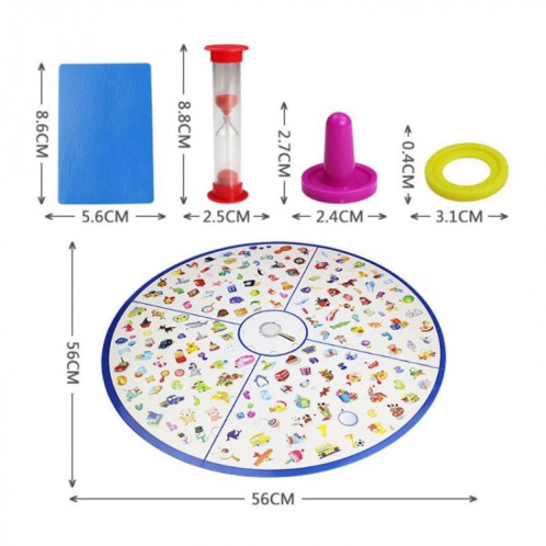 Puzzle enfants détectives à la recherche de graphique jeu de société Puzzle en plastique formation du cerveau Kit de jeu d'éducation SH697471-06