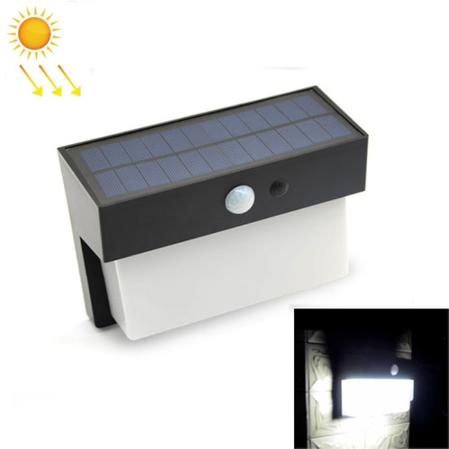 Contrôle de la lumière extérieure de la cour extérieure de la lumière de paysage solaire de 2,5 W 50 LED + lampe murale à détection radar (noir) SH401B258-09