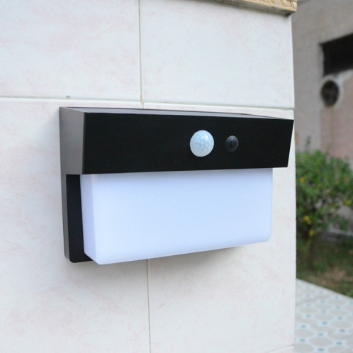 Contrôle de la lumière extérieure de la cour extérieure de la lumière de paysage solaire de 2,5 W 50 LED + lampe murale à détection radar (noir) SH401B258-09