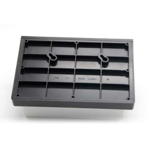 Contrôle de la lumière extérieure de la cour extérieure de la lumière de paysage solaire de 2,5 W 50 LED + lampe murale à détection radar (noir) SH401B258-09