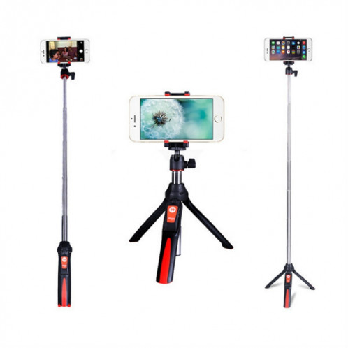 Benro MK10 Mobile Phone Live Bluetooth Remote Control Selfie Stick Trépied (Orange) SH601B1903-08