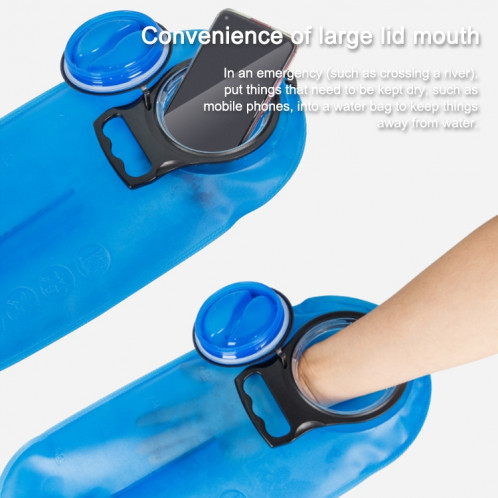 Fournitures de plein air Sac d'eau de vélo Sac d'eau de sport Sac d'eau de camping, taille: 2L (bleu) SH201A1328-010
