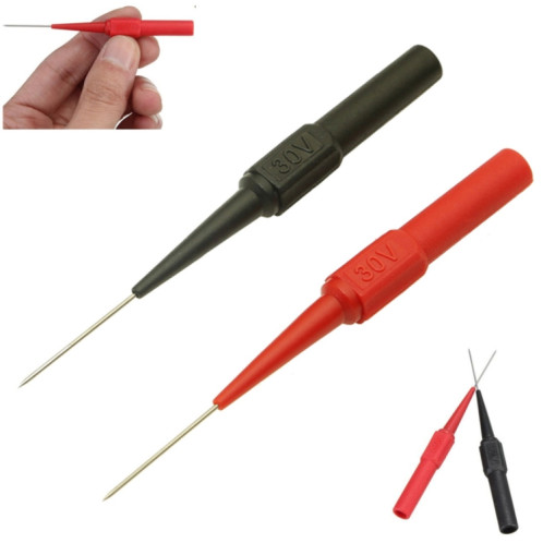 Sonde de test de stylo de test de multimètre 30V sonde à pointe longue et mince SH801A383-09