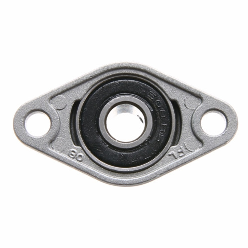 2 PCS Diamond KFL-08000001 Boîtier de roulement en alliage de zinc Boîtier miniature en alliage de zinc Roulement Accessoires d'imprimante 3D Universel, Taille: KFL001 (diamètre intérieur 12) SH23031843-07