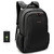 Sacs à dos en nylon anti-vol pour ordinateur portable Voyage à la mode scolaire Cartable décontracté pour hommes 15,6 pouces (noir avec port USB) SH101B1340-07