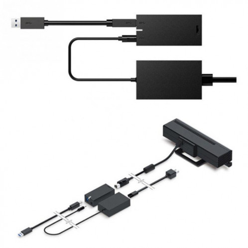Adaptateur USB 3.0 Kinect 2.0 Sensor pour Xbox One S Xbox One X Windows PC (EU) SH001B601-06