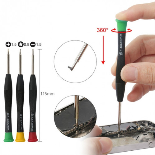 Kit d'outils de réparation de téléphone portable 21 en 1 pour iPhone SJ45931905-06