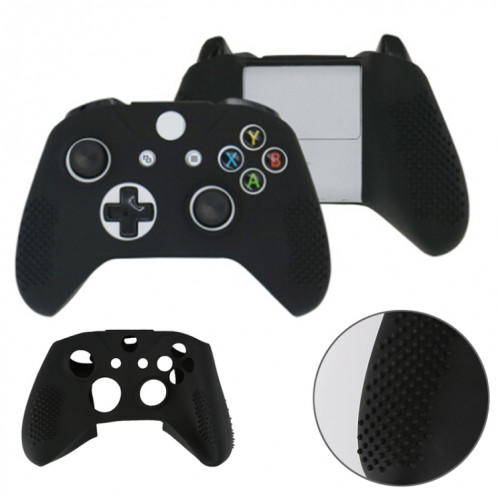Housse de protection pour manette de jeu en caoutchouc de silicone souple Accessoires de manette pour manette Microsoft Xbox One S (rouge) SH601D39-06