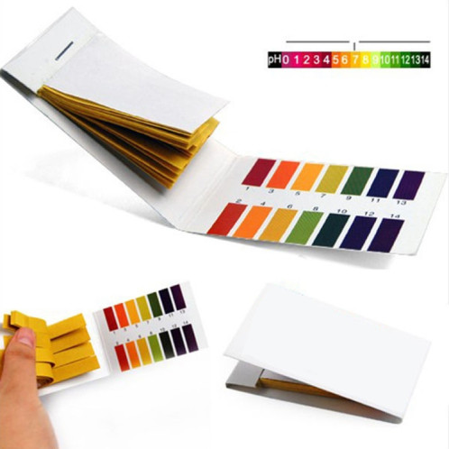 10 PCS 80 bandes indicateur de papier de test PH Kit de pollution de l'eau en papier tournesol SH56201927-03