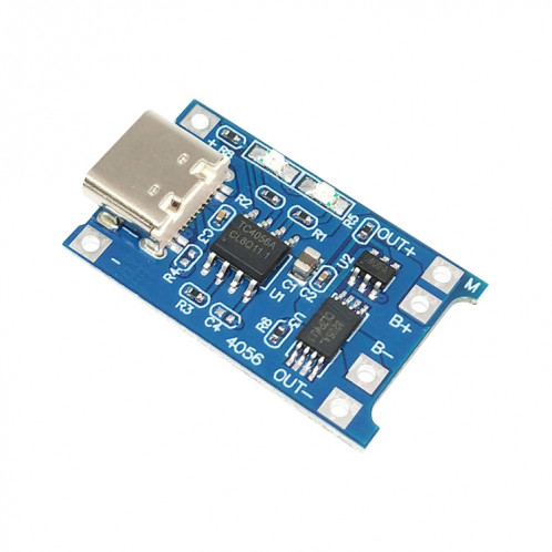 TP4056 Protection combinée USB-C / Type-C chargeant le module de carte de charge de batterie au lithium 1A SH60091862-05
