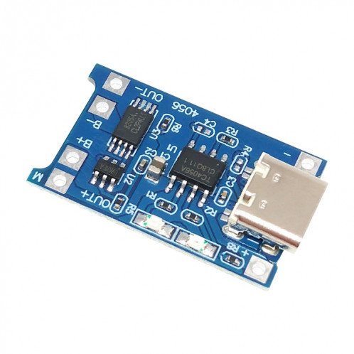 TP4056 Protection combinée USB-C / Type-C chargeant le module de carte de charge de batterie au lithium 1A SH60091862-05