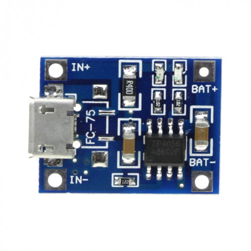 5 PCS TP4056 Module de carte de charge Micro USB Interface Microphone USB pour batterie au Lithium 1A SH6074542-06