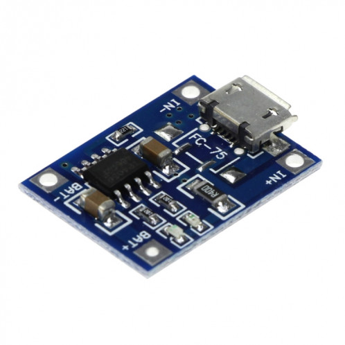 5 PCS TP4056 Module de carte de charge Micro USB Interface Microphone USB pour batterie au Lithium 1A SH6074542-06