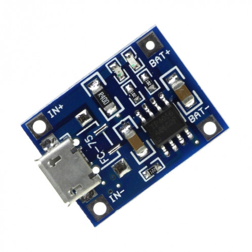 5 PCS TP4056 Module de carte de charge Micro USB Interface Microphone USB pour batterie au Lithium 1A SH6074542-06