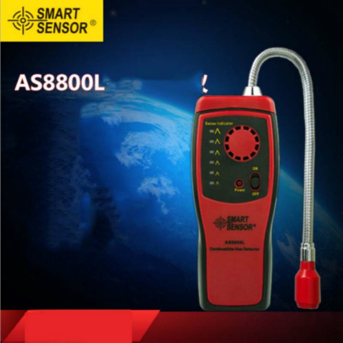 AS8800L Détecteur de gaz combustible Détecteur de gaz de gaz d'alarme de détection de gaz de gaz naturel ménager Détecteur de fuite de gaz naturel SH6666134-07