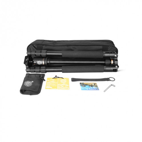 Q222 Jambes pliantes portables à 4 sections en alliage d'aluminium Support de monopode à montage sur trépied avec rotules SH7979730-016