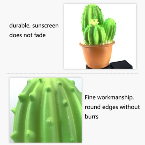 Lampe de paysage de plantes en pot de simulation solaire extérieure LED Courtyard Lawn Light (Cactus à tête unique) SH301B1651-06
