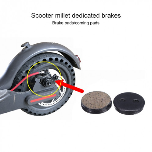 3 paires de plaquettes de frein à disque en métal pour scooter Xiaomi Mijia M365 SH32821595-07