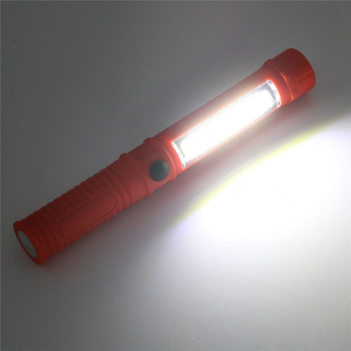 Multifonction Portable Mini COB LED Lampe de travail de style stylo de travail extérieur (Rouge) SH501A805-011