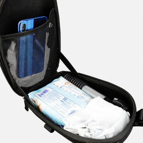 Pour Xiaomi No.9 Scooter électrique en cuir PU étanche EVA sac à coque rigide sac avant de voiture pliant électrique, taille: 30 x 16,5 x 14,5 cm (noir) SH601A705-06