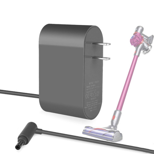 Prise adaptateur secteur pour accessoires d'aspirateur 26,1 V pour Dyson Dyson V6 / V7 / V8, prise Standard: prise américaine SH36981566-04
