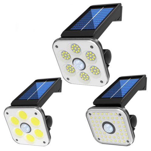 54 LED lumière murale solaire extérieur étanche corps humain induction lampe de jardin réverbère SH3902430-08
