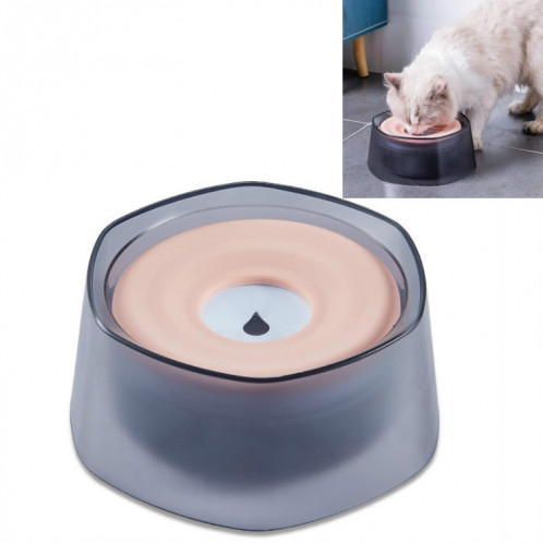 Buvette de flottabilité pour animaux de compagnie Eau anti-éclaboussures pour chiens et chats Bol d'eau potable (rose) SH401A1560-07