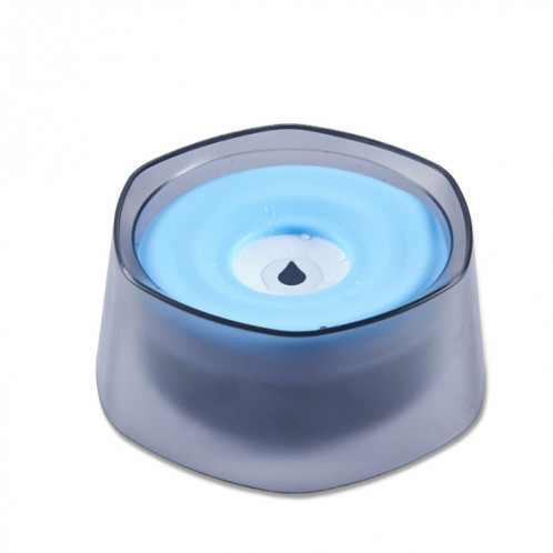 Buvette de flottabilité pour animaux de compagnie Eau anti-éclaboussures pour chiens et chats Bol d'eau potable (bleu) SH401B1898-07