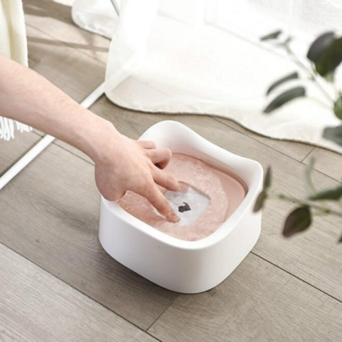 Bol à boire flottant pour animaux de compagnie sans bol à bouche humide Bol à boire étanche aux éclaboussures pour animaux de compagnie (bleu) SH801B1508-08