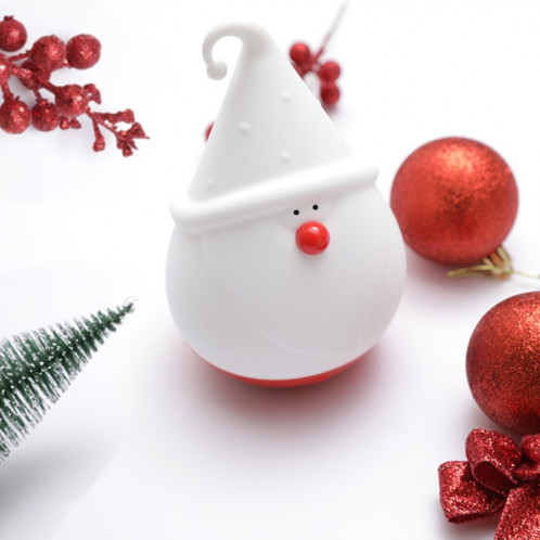 Veilleuse en silicone Père Noël Bonhomme de neige Décoration d'arbre de Noël Lumière SH57681377-07