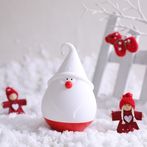 Veilleuse en silicone Père Noël Bonhomme de neige Décoration d'arbre de Noël Lumière SH57681377-07
