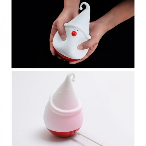 Veilleuse en silicone Père Noël Bonhomme de neige Décoration d'arbre de Noël Lumière SH57681377-07