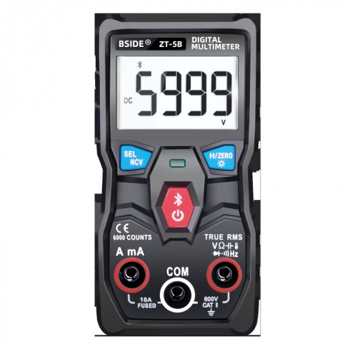 BSIDE ZT-5B Smart Bluetooth 6000 mots multimètre numérique à plage automatique SB5879287-05