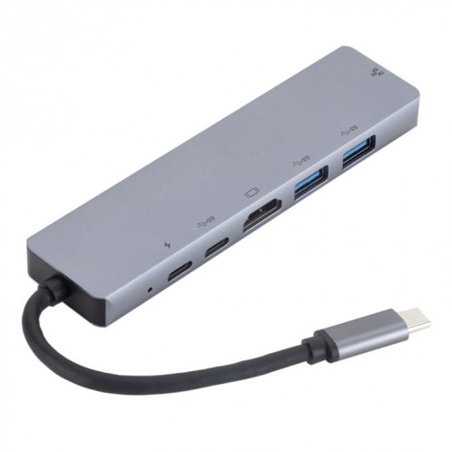 Station d'accueil 6 en 1 USB3.1 Type-C vers HDMI + RJ45 pour Station d'accueil Nintendo Type-C SH66771765-06