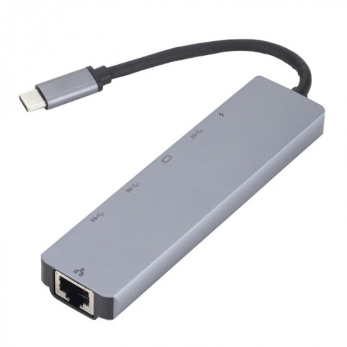 Station d'accueil 6 en 1 USB3.1 Type-C vers HDMI + RJ45 pour Station d'accueil Nintendo Type-C SH66771765-06