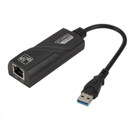 Carte réseau externe Gigabit 10/100/1000 Mbps RJ45 vers USB 3.0, prise en charge WIN10 SH66951160-05