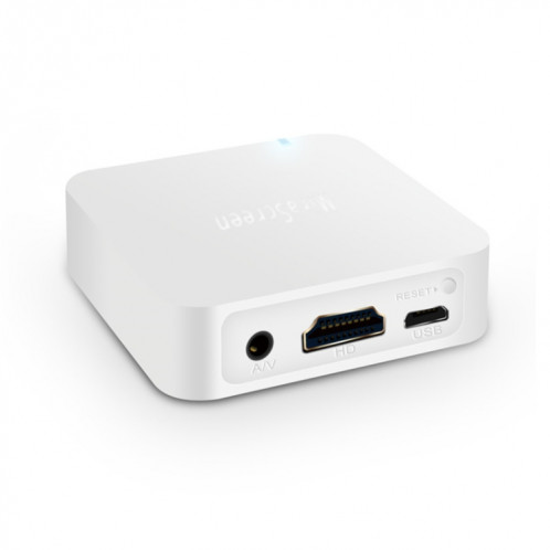 Dispositif d'affichage multimédia de voiture MiraScreen Dongle Audio Vidéo Miracast WiFi Boîte miroir, support Android et IOS, AV et HDTV Ports SH6725994-010