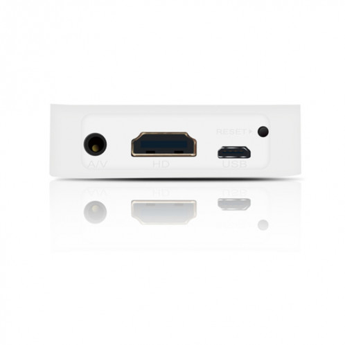 Dispositif d'affichage multimédia de voiture MiraScreen Dongle Audio Vidéo Miracast WiFi Boîte miroir, support Android et IOS, AV et HDTV Ports SH6725994-010