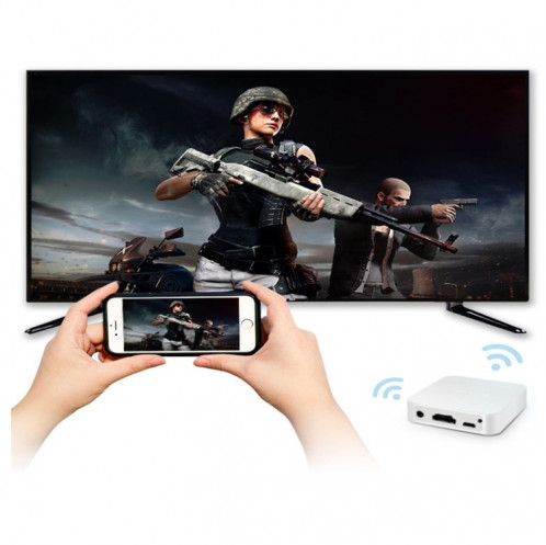 Dispositif d'affichage multimédia de voiture MiraScreen Dongle Audio Vidéo Miracast WiFi Boîte miroir, support Android et IOS, AV et HDTV Ports SH6725994-010