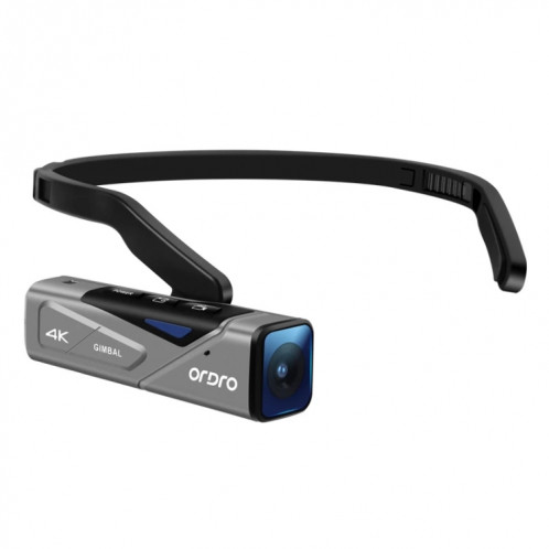 Caméra de sport intelligente avec mise au point automatique en direct ORDRO EP7 4K, style: sans télécommande (argent noir) SH701A318-020