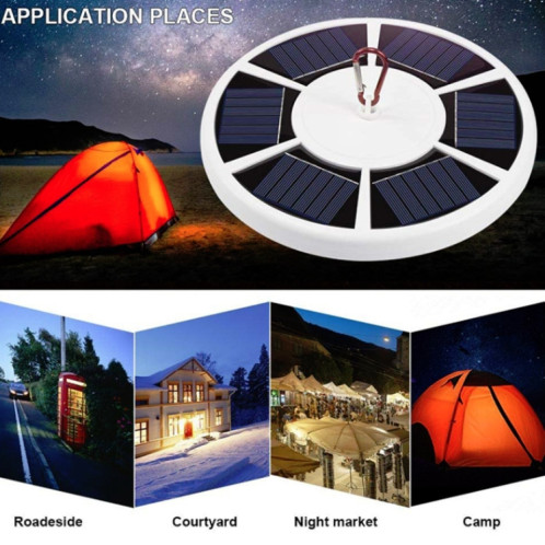 Lumière solaire de mât de drapeau LED Lumière extérieure de tente de camping de cour SH74391498-06