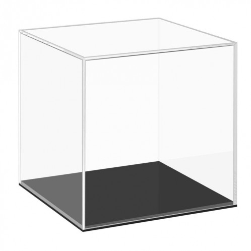 Grande boîte de comptoir de vitrine en plexiglas en acrylique transparent 24x24x24cm SH28011520-06