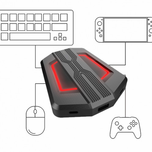 Convertisseur clavier et souris pour PS4 / Switch / PS4 Pro / XBOX ONE (noir) SH601A1681-012